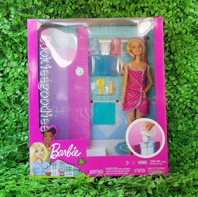 Barbie working shower deals