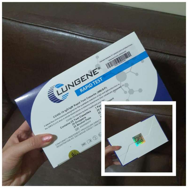 Jual Rapid Test Kit Clungene Lungene Resmi Akl Online Januari 2021 Blibli