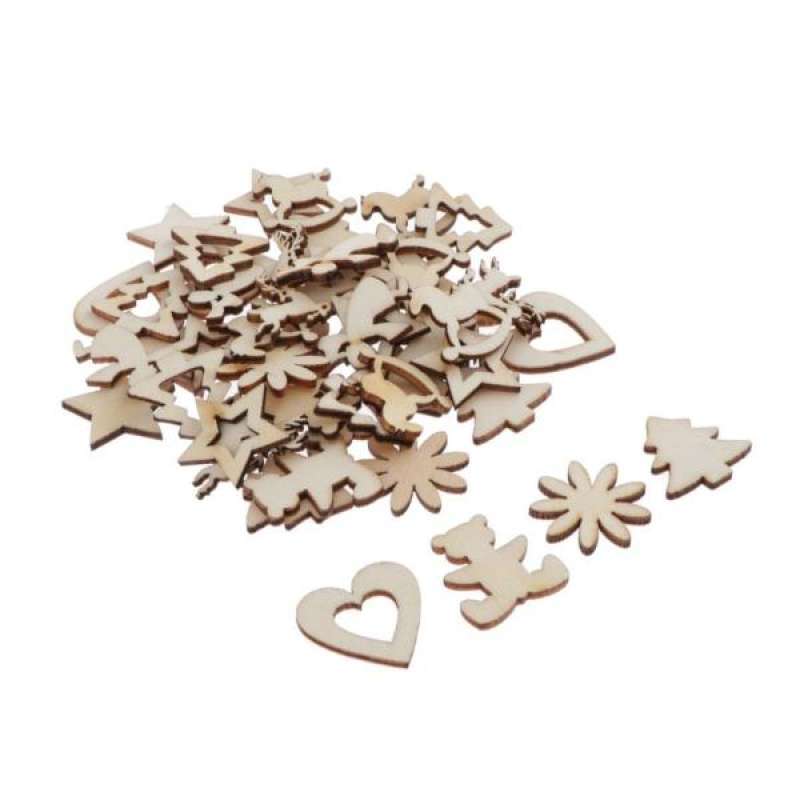 Download Jual 50pcs Blank Wooden Embellishments Crafts Unfinished Wood Chips For Christmas Online November 2020 Blibli Com Yellowimages Mockups