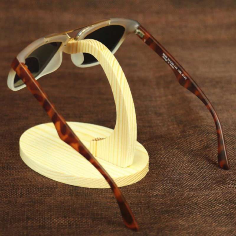 Jual Wooden Rack Eyeglass Holder For Home Office Bedroom Dressers Decoration Online November 2020 Blibli Com