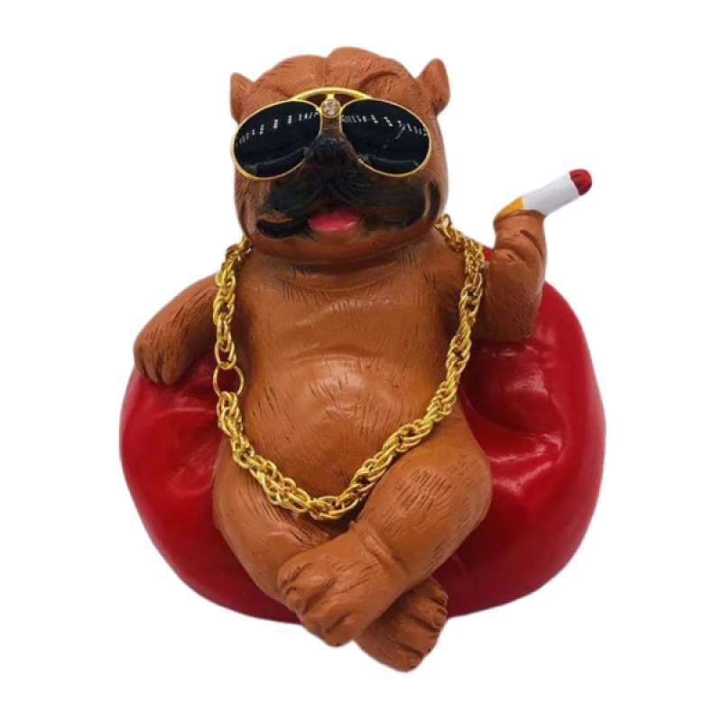 Jual Lovely Bully Dog Ornament Figurine For Home Bedroom Office Tabletop Decor Online November 2020 Blibli Com