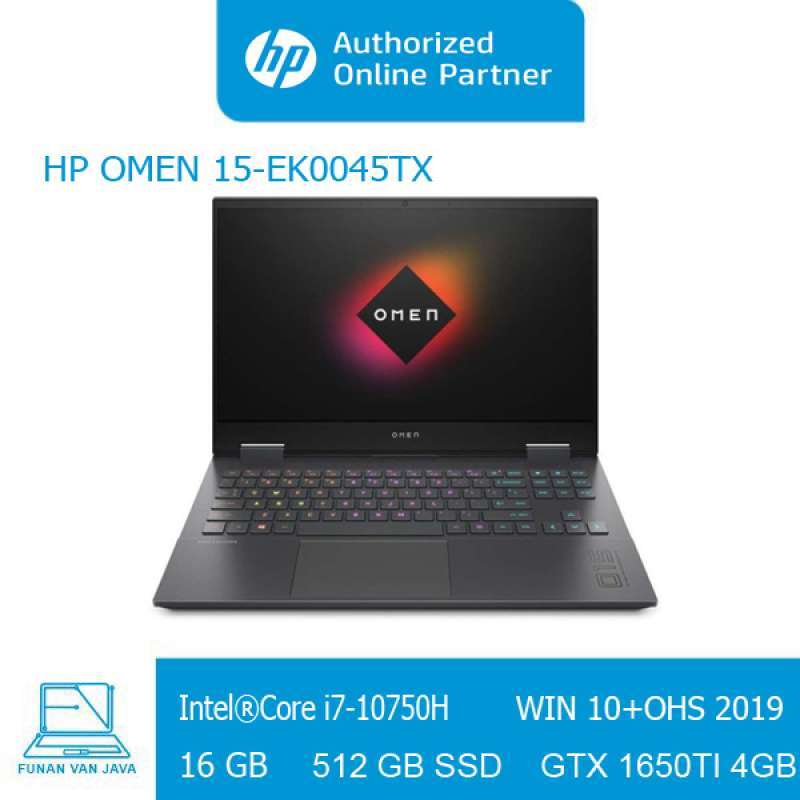 Jual Laptop Hp Omen 15 Ek0045tx Black Intel Core I7 10750h 16gb 512gb Ssd Gtx 1650ti 4gb Win 10 Ohs 15 6 Fhd Backlit Online November 2020 Blibli Com