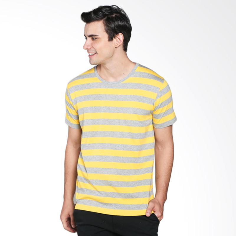 D&F Big Striped 03526320 T-Shirt - Yellow Grey Extra diskon 7% setiap hari Extra diskon 5% setiap hari Citibank – lebih hemat 10%