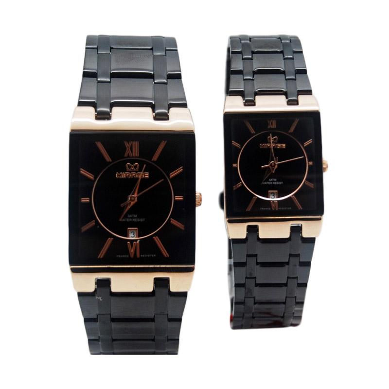 Jual Mirage 7908PH Jam Tangan Couple - Hitam Rosegold Online - Harga & Kualitas Terjamin | Blibli.com