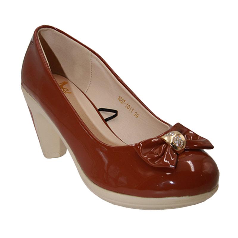 Dea 1607-1011 Sepatu Fantofel Hak Wanita - Brown