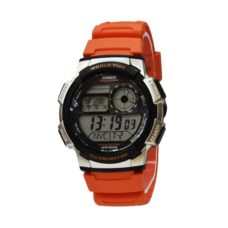 Casio AE-1000W-4BVDF Jam Tangan Pria - Orange