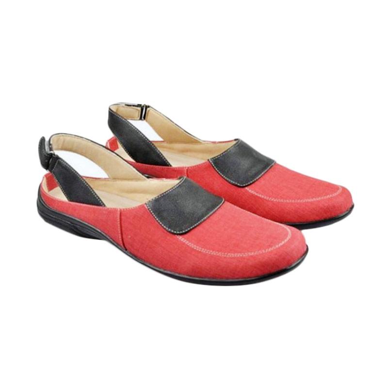 CBR Six 1918 Flat Shoes Wanita - Merah
