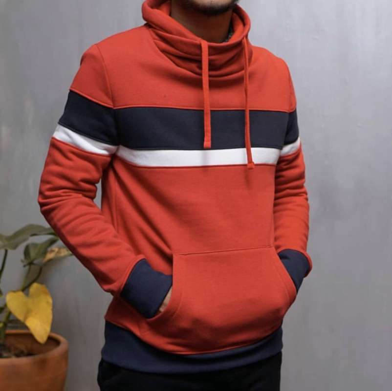 Jual H M Chimney Collar Colorblock Sweatshirt Jaket Pria Original