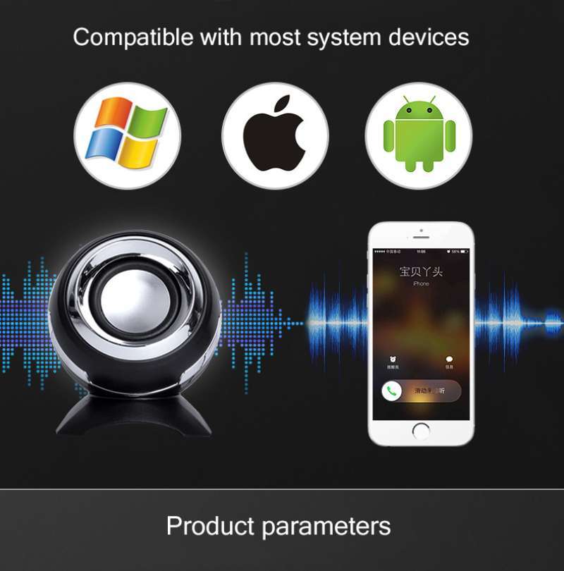 wosta usb wired computer speakers 2 pieces pc elevation angle horns for desktop phone audio speaker multimedia loudspeaker