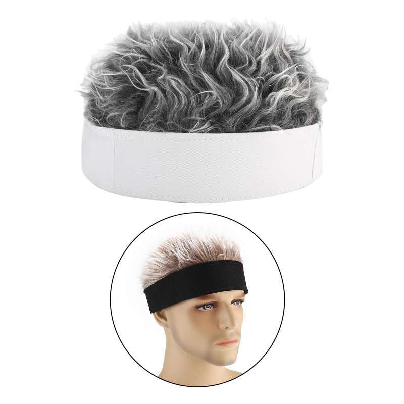 Promo Unisex Beanie Hat with Fake Hair 
