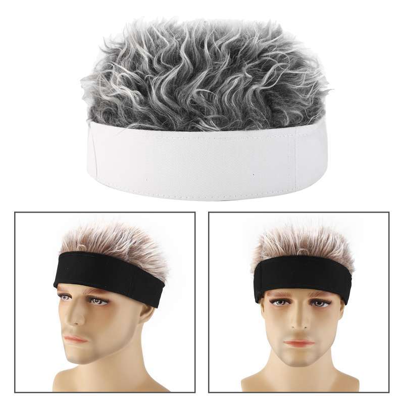 Promo Unisex Beanie Hat with Fake Hair 