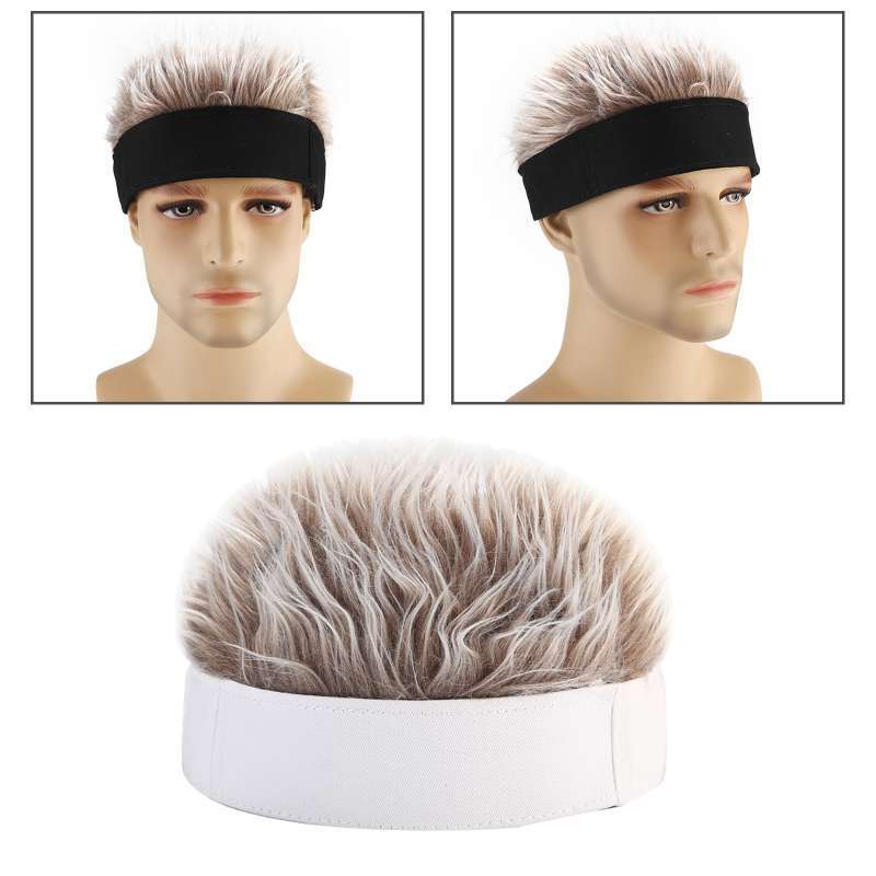 Promo Unisex Beanie Hat with Fake Hair 