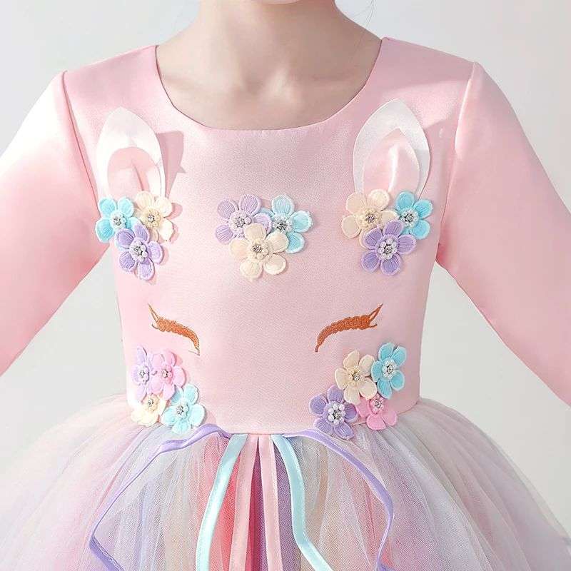 Dress Gamis Pesta Anak Unicorn Rainbow Pink Terbaru Juli 2021 Harga Murah Kualitas Terjamin Blibli