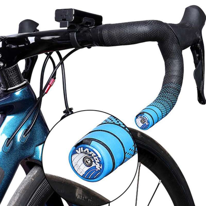 2pcs Bicycle Handlebar Protective End MTB Bike Aluminum Alloy Handle Bar Grips
