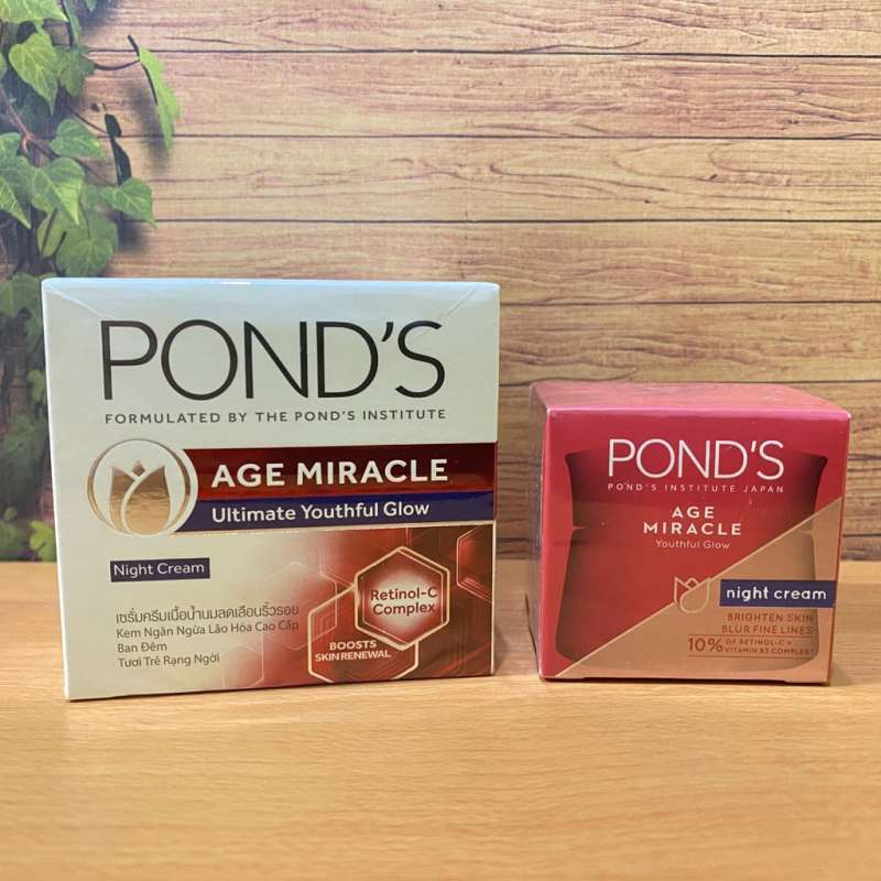 Cream malam ponds discount