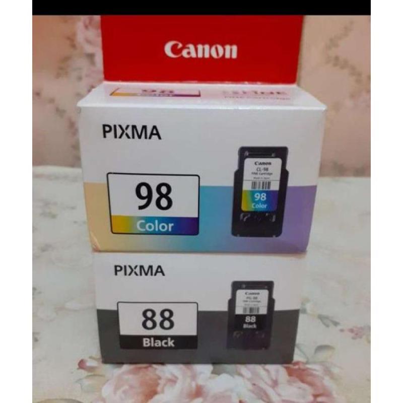 tinta cartridge canon 88 black 98 colour 1 set original