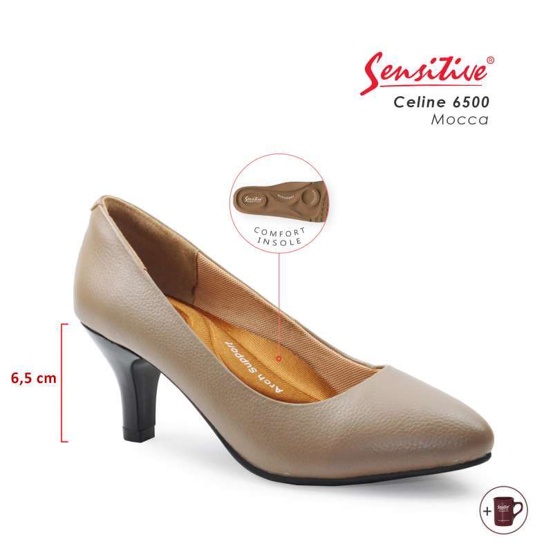 Jual SENSITIVE SC Celine 6500 Sepatu Kulit Heels di Seller
