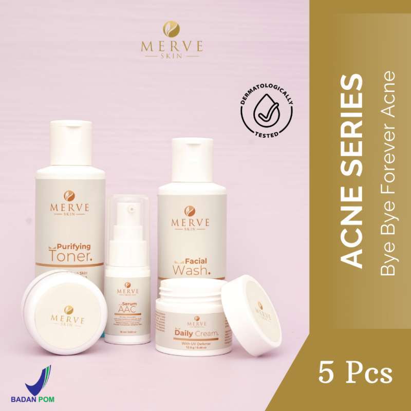 Jual Merve Skin Paket Bye Bye Acne 5pcs Terbaru November 2021 Harga Murah Kualitas Terjamin Blibli