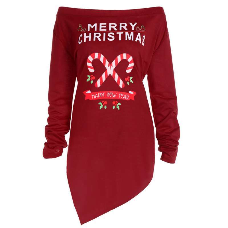 Jual Fashion Deal Women Xmas Print 