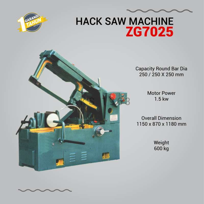 Mesin hacksaw sales