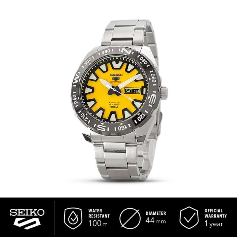 Jual Seiko 5 Sports SRP745K1 Yellow Dial SRP745 Auto di Seller