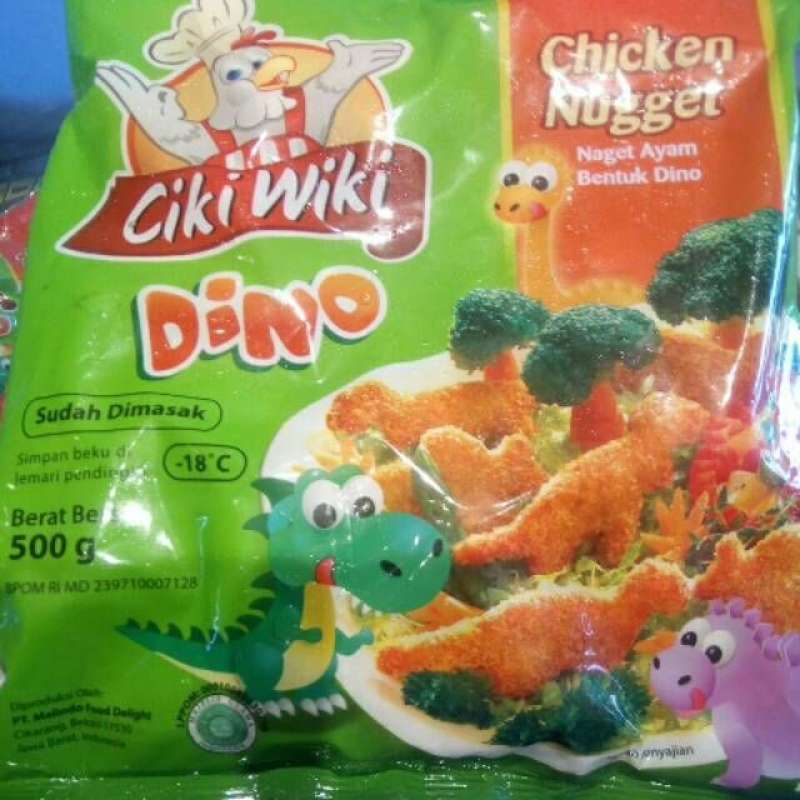 Jual Nugget Ayam CIKI WIKI DINO 500gr Naget Frozen Chicken ...