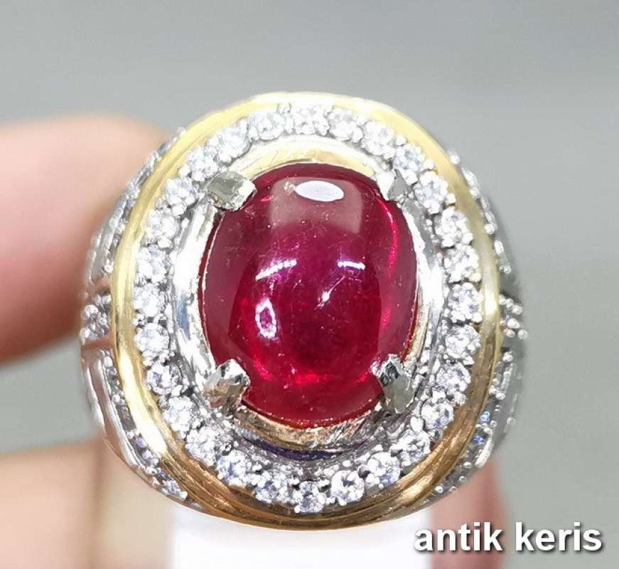 Jual Batu Akik Ruby Merah Blood Pigeon Asli Natural Alami Bukan
