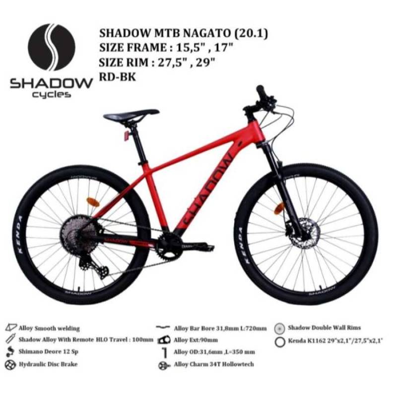 Jual MTB 27,5 SHADOW NAGATO 12speed 
