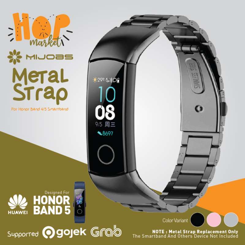 Honor band 4 steel strap on sale