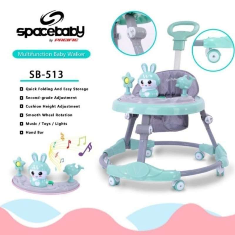 Jual Brecht Baby Walker Spacebaby Sb 513 Ada Dorongan Online Mei 2021 Blibli