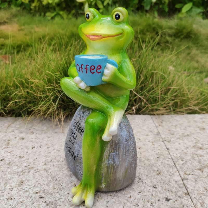Green Frog Sitting On Stone Statue Frogs Garden Decor Statues For Yard And Indoor Outdoor Decoration Sculpture 6 10inch Terbaru Agustus 2021 Harga Murah Kualitas Terjamin Blibli Stone Statue Frogs Garden Decor Statues, Frog Outdoor Decor