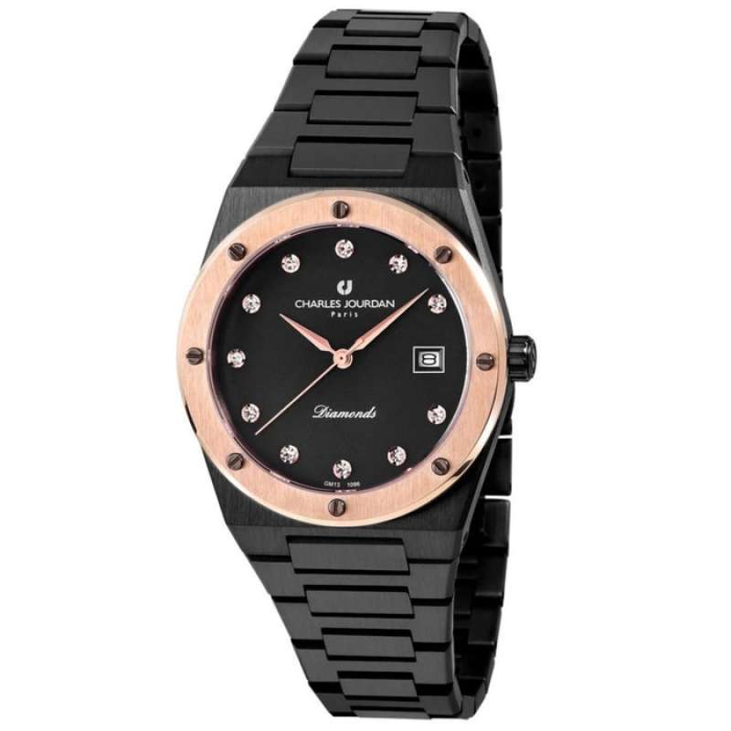 Charles jourdan watch diamond sale