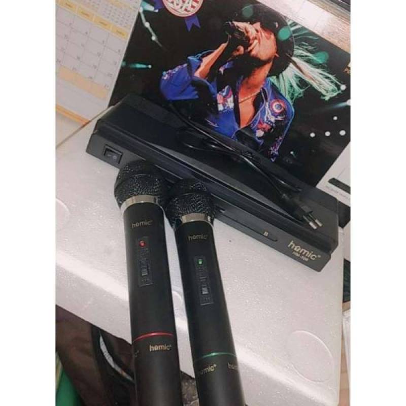 Jual Mik Wireless Homic Mic Mikropon Microphone Double Wireless Dual Mik Karaoke Wireles Pro Vocal Vokal Suara Audio Sistem Mik Professional Panggung Terbaru Oktober 2021 Harga Murah Kualitas Terjamin Blibli