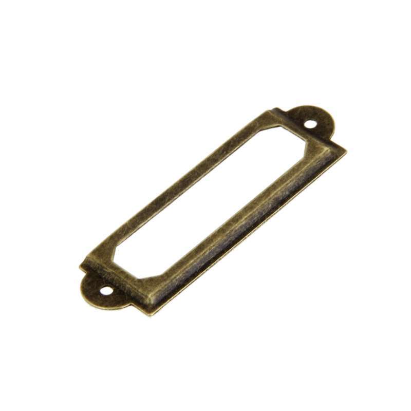 Promo 50x Drawer Cabinet Frame Label Tag Pull Handle File ...