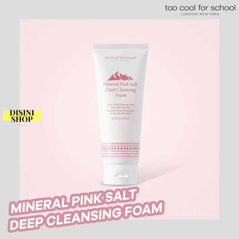 mineral pink salt deep cleansing foam