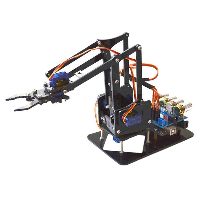 Jual 4dof Mechanical Arm 6axis Robot Claw Servo For Robotics Diy Kit Terbaru Juli 2021 Blibli