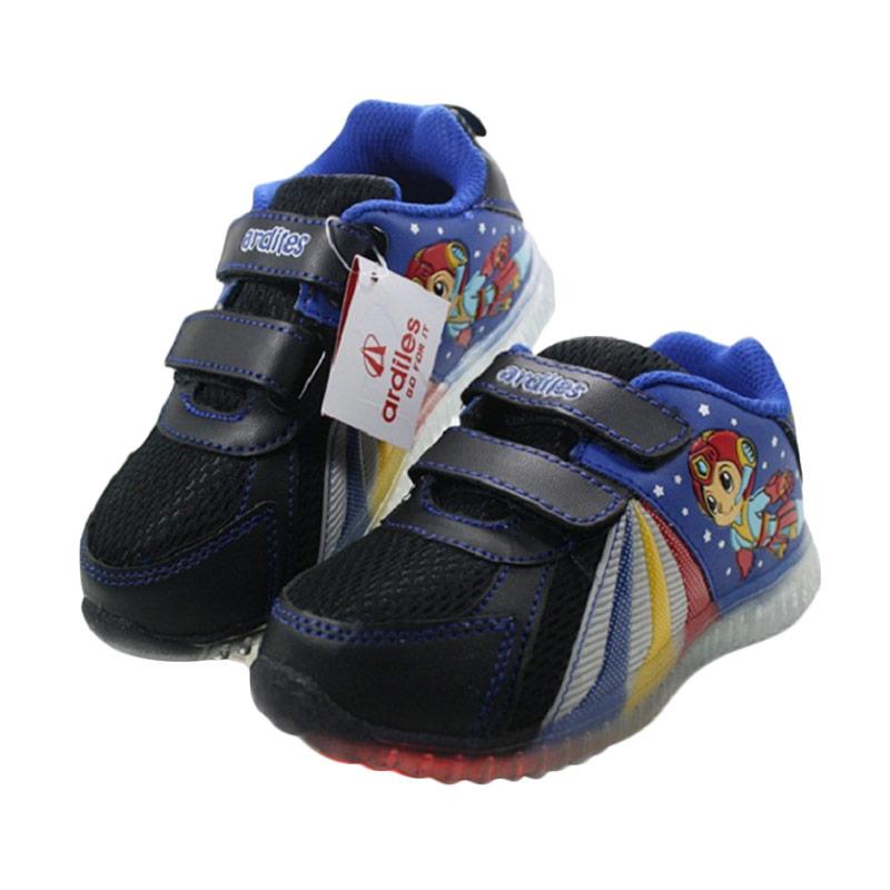 Jual Ardiles Lampu Eboy Sepatu Anak - Black Blue Online - Harga & Kualitas Terjamin | Blibli.com