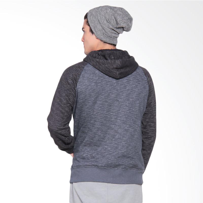 Jual Faded Glory Sherpa Hoodie Jacket Pria Grey Grey S di