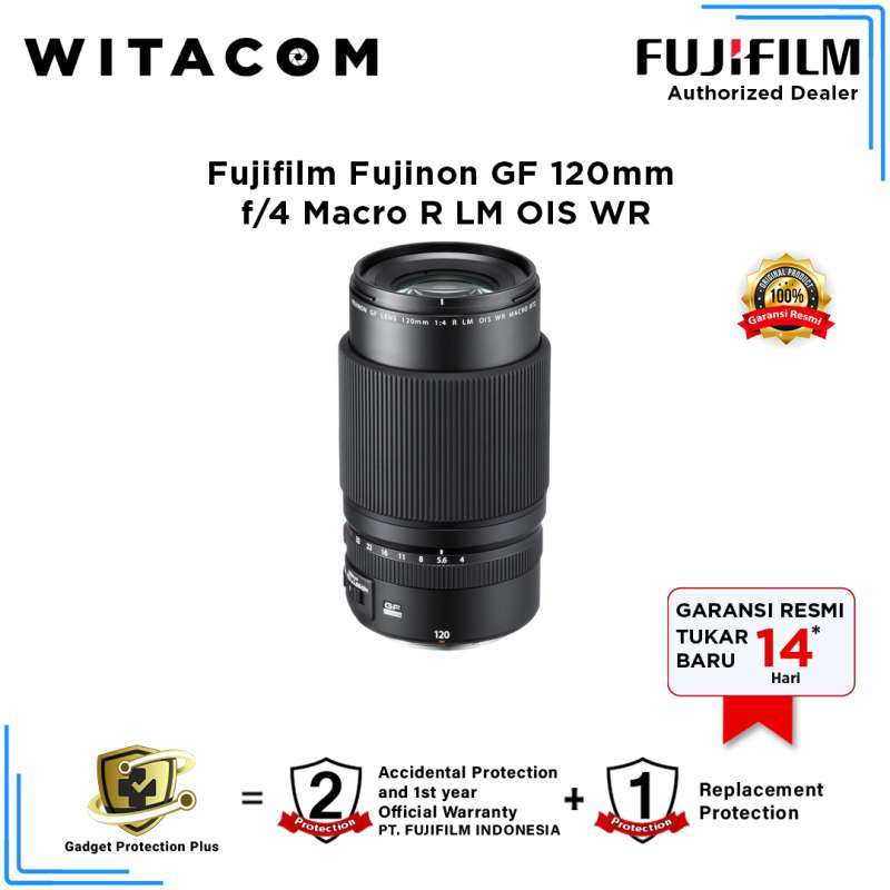 Promo Witacom Fujifilm Gf 120mm F/4 Makro R Lm Lensa Kamera