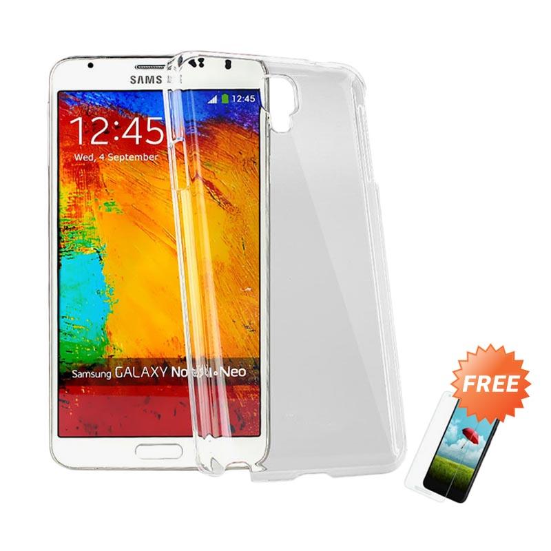 Jual Oem Crystal Hardcase Casing For Samsung Galaxy Note 3 Neo N750 Clear Free Tempered Glass Online Oktober 2020 Blibli Com