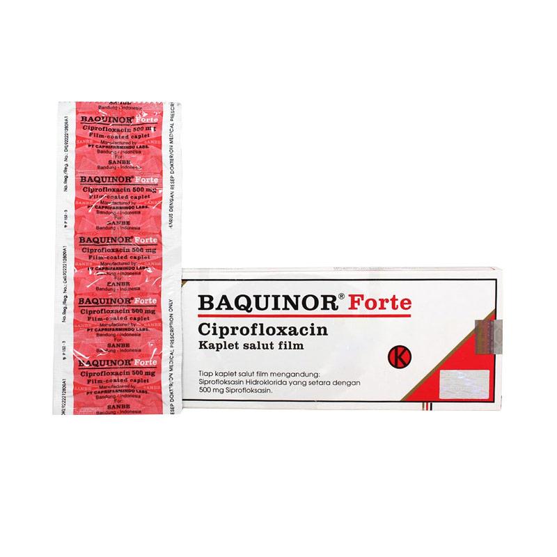 Jual Baquinor Forte Kaplet Obat 500 Mg 10 Tablet Strip Online Oktober 2020 Blibli Com