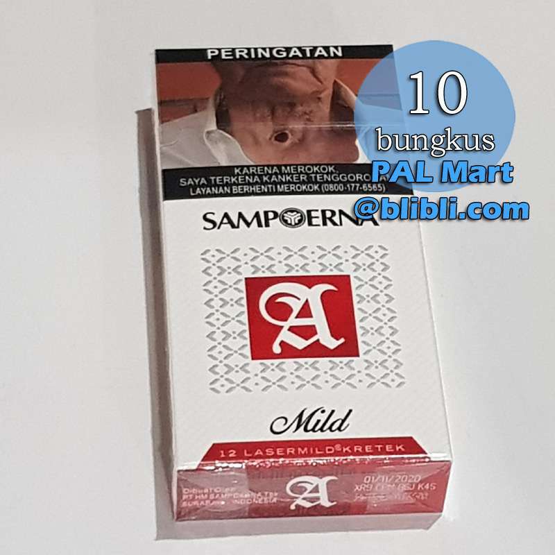 Jual Rokok Sampoerna Mild 12 [1 Slop / 10 Bungkus @ 12 Batang] Di