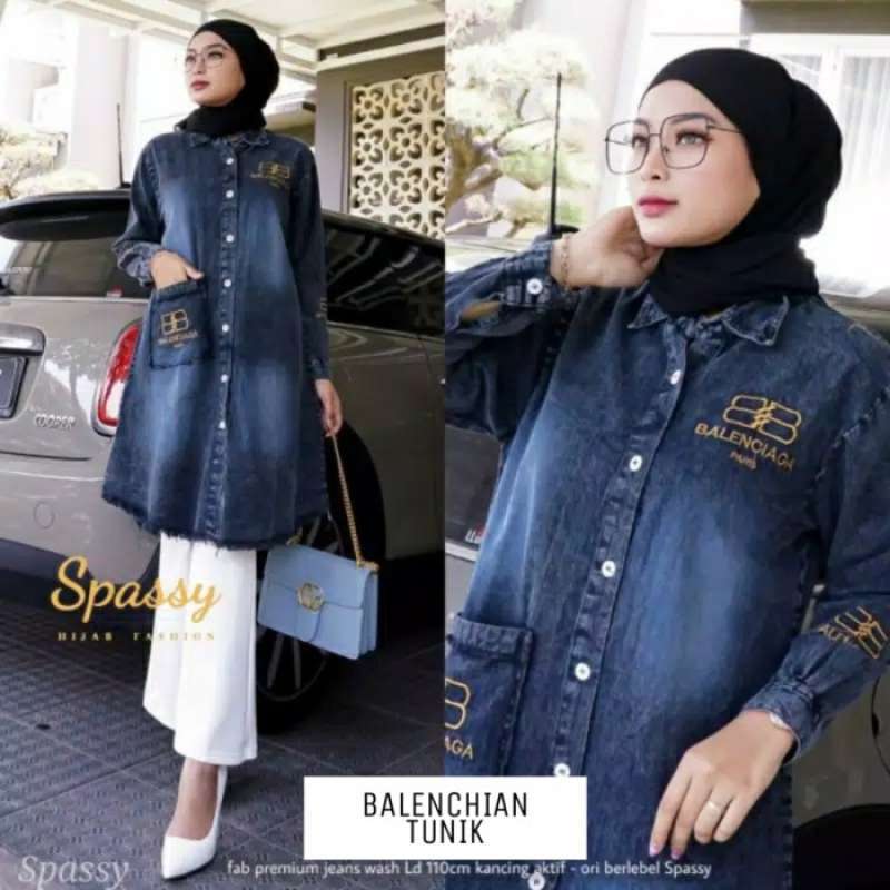 BAJU TUNIK BLOUSE KEMEJA DRESS 