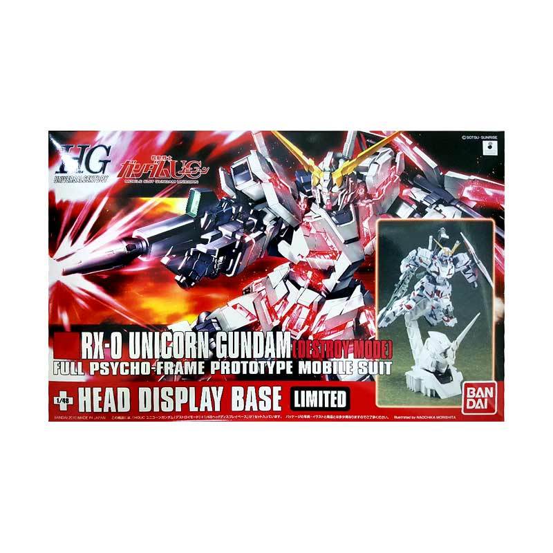 Jual Bandai Hg 1 144 Rx 0 Unicorn Gundam Destroy Mode With 1 48
