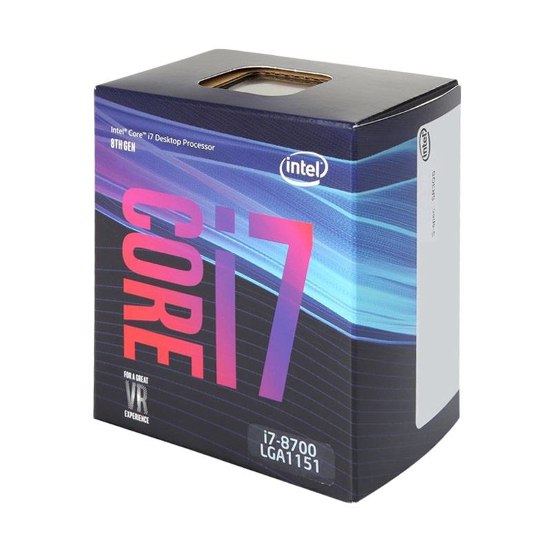 Jual Intel Core I7 8700 Coffeelake Processor Socket 1151 Box Online November 2020 Blibli