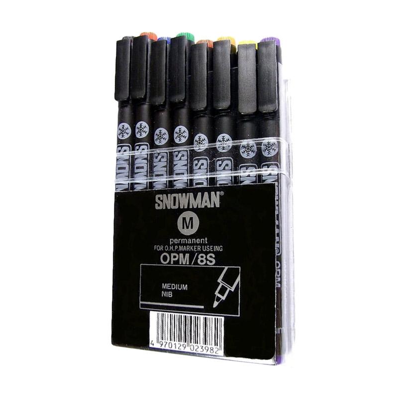 Jual Snowman Opm 8s Permanent Colour Paint Marker Online Februari 2021 Blibli