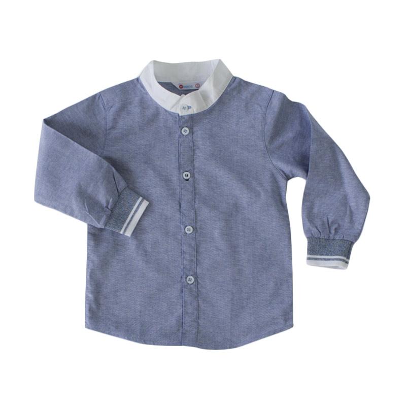 Long Sleeve Mandarin Collar Shirt 