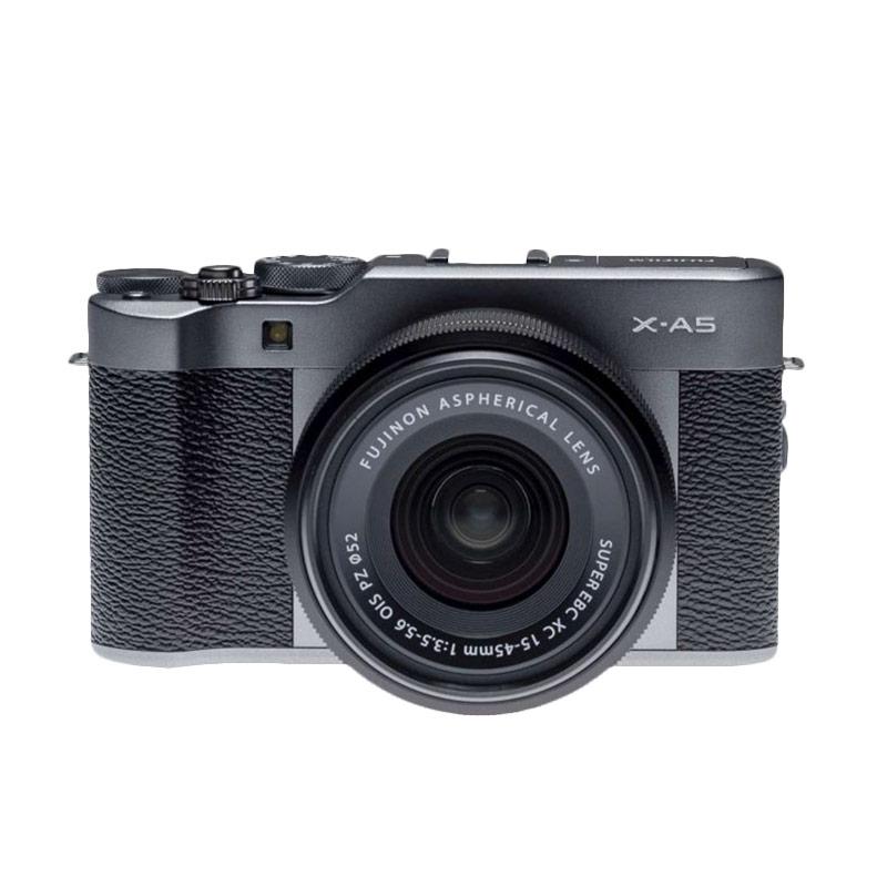 Jual Fujifilm X A5 Kit 15 45mm Kamera Mirrorless Dark Silver Terbaru Juni 2021 Blibli
