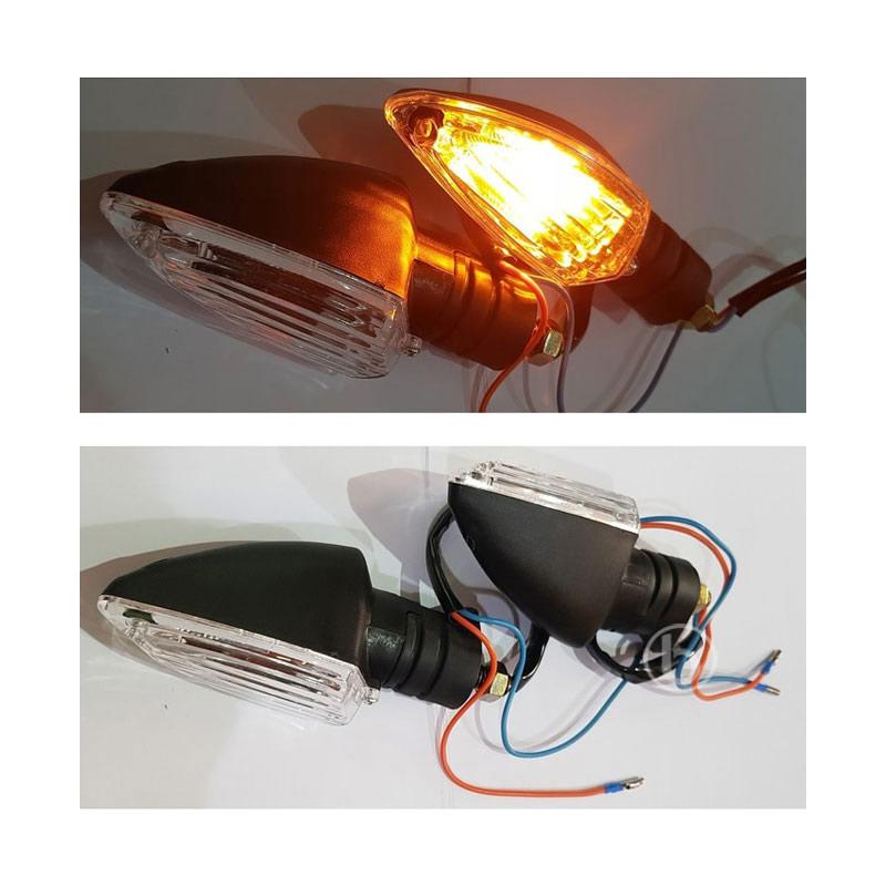 Jual Asl Model New Vixion Lampu Sein Motor For Yamaha Aerox 155 Hitam Online Agustus 2020 Blibli Com