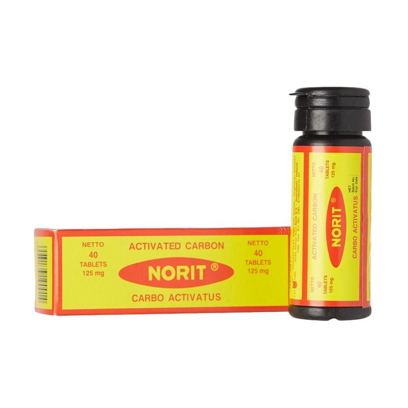 Jual Norit Cap Lang Karbon Aktif 1 Botol Isi 40 Tablet Online November 2020 Blibli